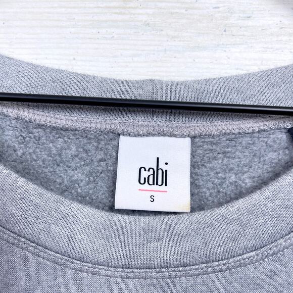 Cabi Flashdance Sweater Dress Gray French Terry Drop Waist 3459 Womens Small - Picture 6 of 9